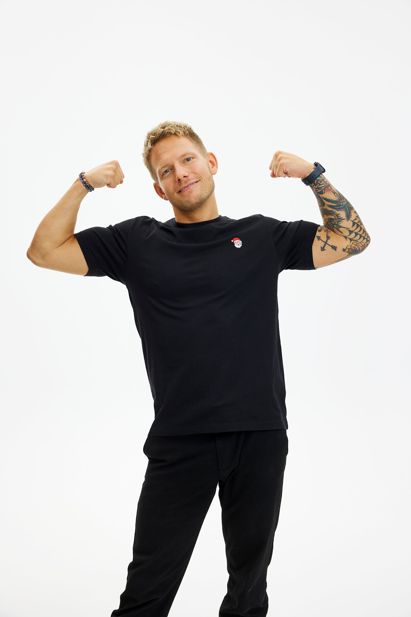 The Santa Claus T-shirt black - 24ORGA12